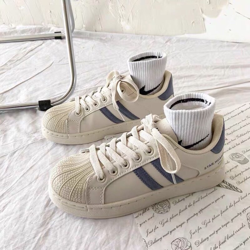 Giày thể thao nữ mũi vỏ sò phong cách thời trang năng động