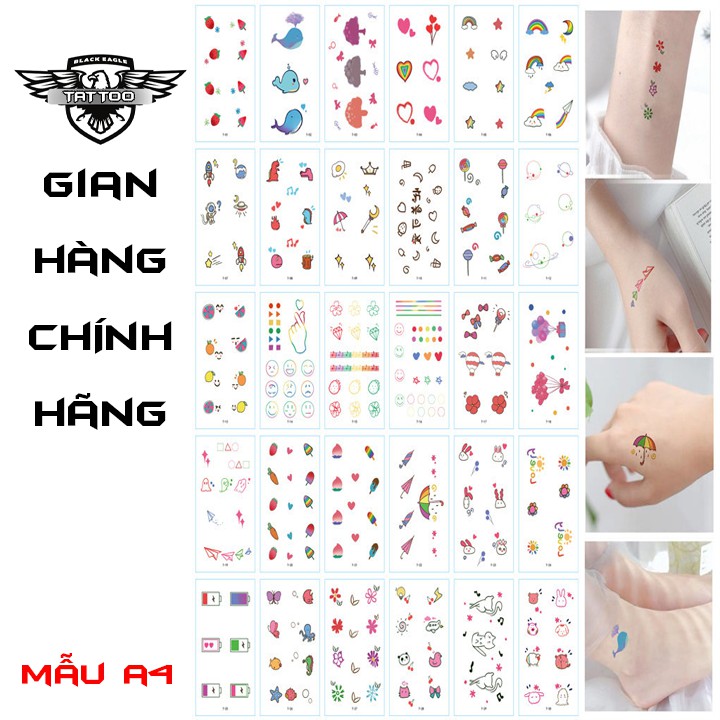 TATTOO, HÌNH XĂM DÁN TẠM THỜI CHỐNG NƯỚC, HÌNH XĂM TẠM THỜI 15 NGÀY