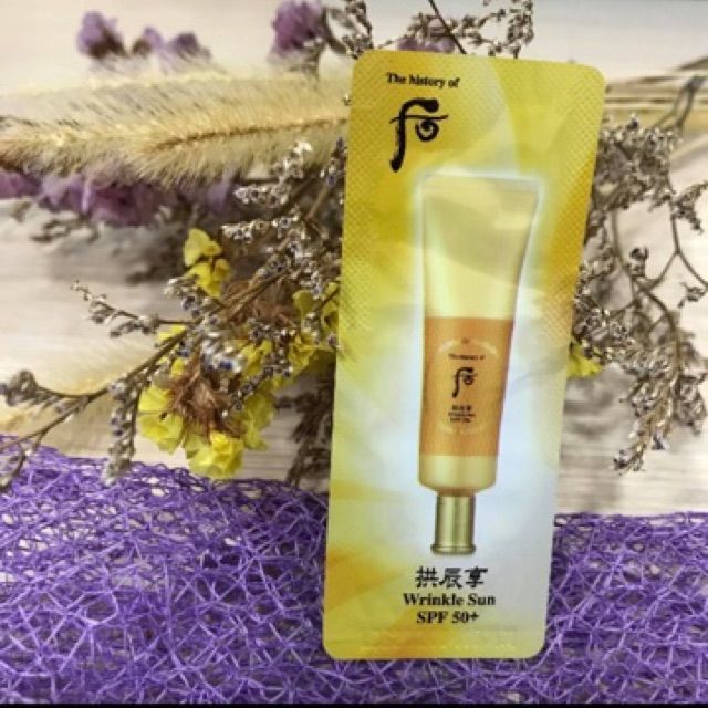 Combo 10 gói Kem chống nắng chống nhăn Whoo vàng | BigBuy360 - bigbuy360.vn