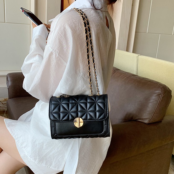 [Mã WABRBAGS giảm 20K đơn 99K] Faya - Túi xách da chần ô trám sang trọng T923