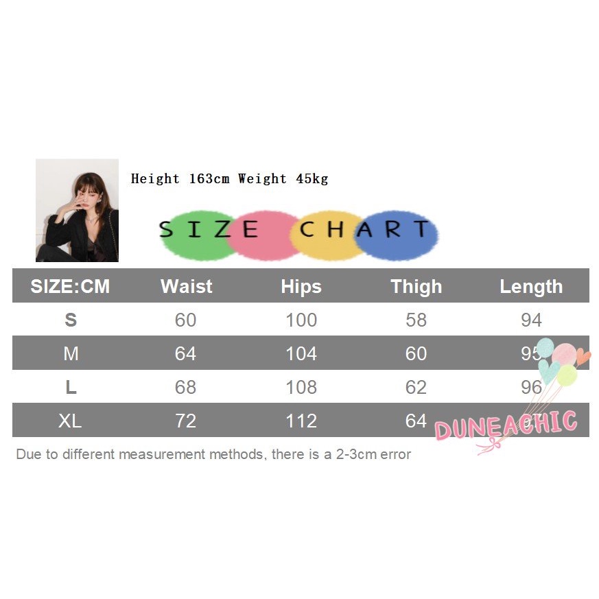 DUNEA Quần Dài Thể Thao Lưng Cao Dáng Rộng Thiết Kế Quyến Rũ Cho Nữ
