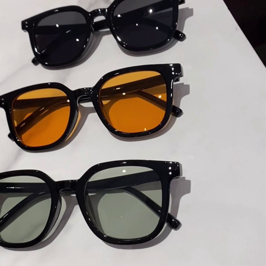 Kính Mát Gọng Vuông Phong Cách Retro Mới Cho Nam Và Nữ