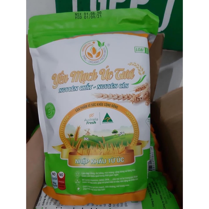 1Kg Yến Mạch Úc Tươi Nguyên Chất Hàng Loại 1 Date Mới Nhất Siêu Ngon (Chất lượng cao)