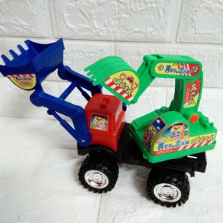 Máy múc, xe cẩu 2 trong 1