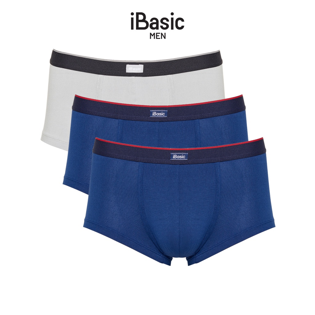 Combo 3 quần lót nam thun Trunk iBasic PANM091