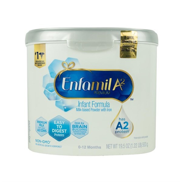 Hộp Sữa Bột Enfamil A2 Premium Infant Formula 553g Mỹ 01/2022