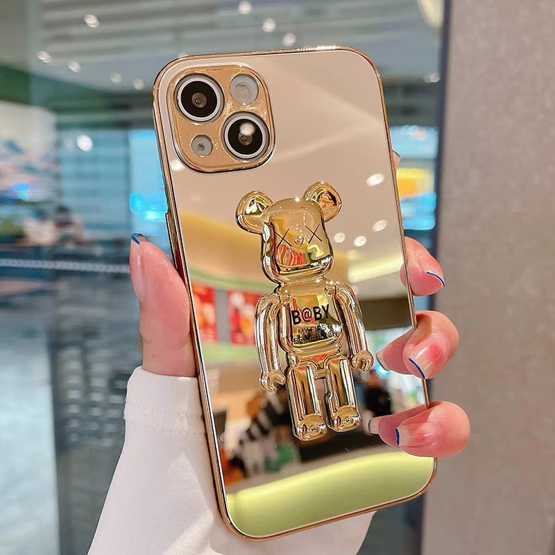 Ốp Điện Thoại tpu Mềm Có Giá Đỡ Hình Gấu Cho iphone 13 pro max ins12 pro max 11 pro max xsmax
