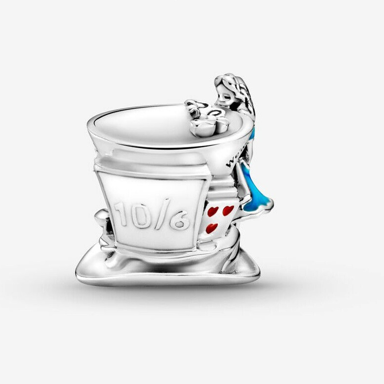 Mặt Dây Chuyền Mạ Bạc S925 Hình Alice in Wonderland