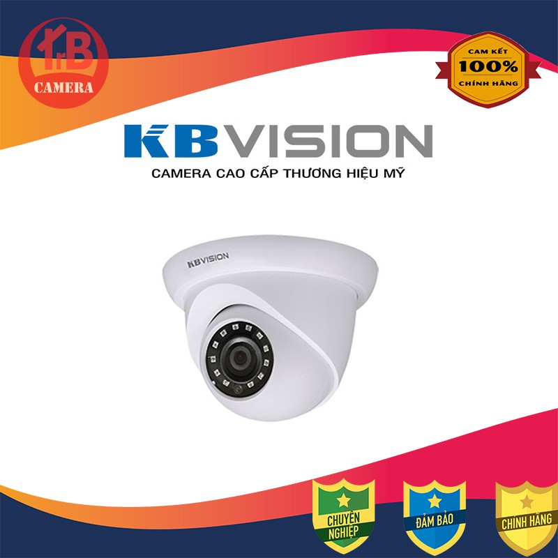 TRỌN BỘ 4 camera 2MP KBVISION 2MP FULL HD (KHÔNG PHỤ KIỆN)