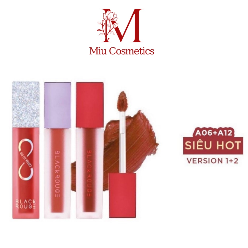 Black Rouge A45 Son Môi Kem Lì A45 A44 Mới Nhất Siêu Mềm Mịn Dành Cho Các Bạn Gái