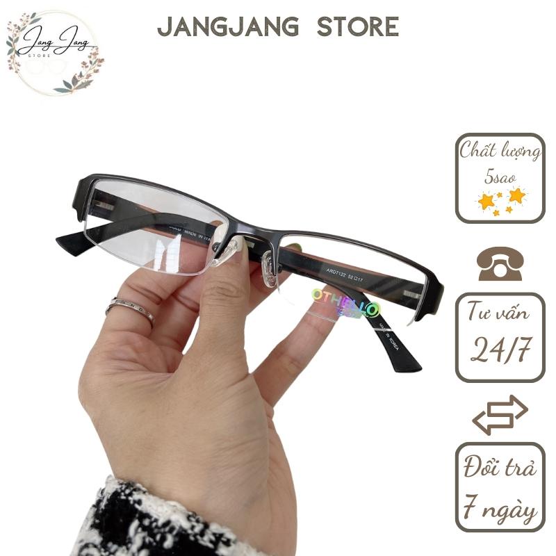 Gọng cận cổ điển JANGJANG sixe mắt nhỏ sẻ cước dành cho nam nữ cá tính trẻ trung chất liệu nhựa dẻo mềm đàn hồi siêu nhẹ