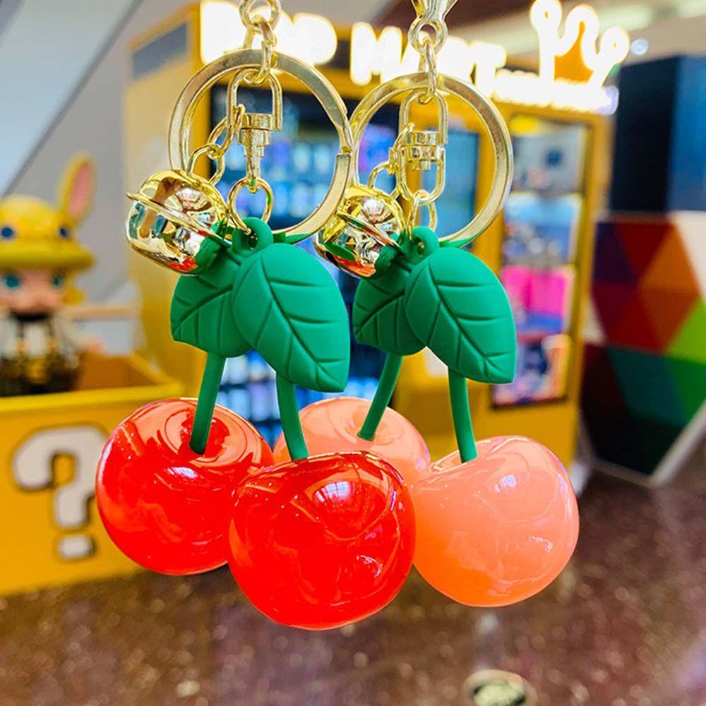 LANFY Móc Khóa Hình Quả Cherry Dễ Thương