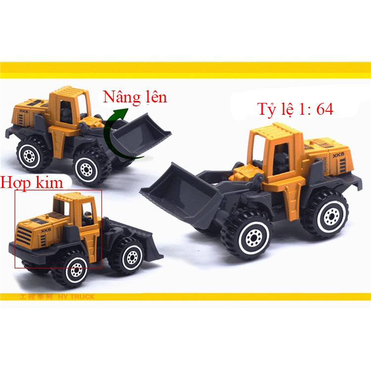 [Mã SKAMLS1810M giảm 10% đơn 149K] Tuyển tập xe đồ chơi kim loại gồm 6 xe nhiều chủ đề chi tiết sắc sảo bền đẹp