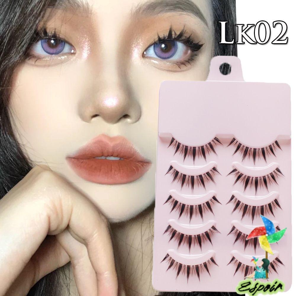 Bộ 5 Cặp Lông Mi Giả ESPO 3D Dài Dày Tái Sử Dụng Tiện Lợi
