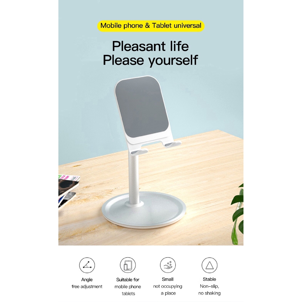 KUULAA Kl-O162 Mobile Phone Tablet Ipad Folding Telescopic Metal Desktop Stand