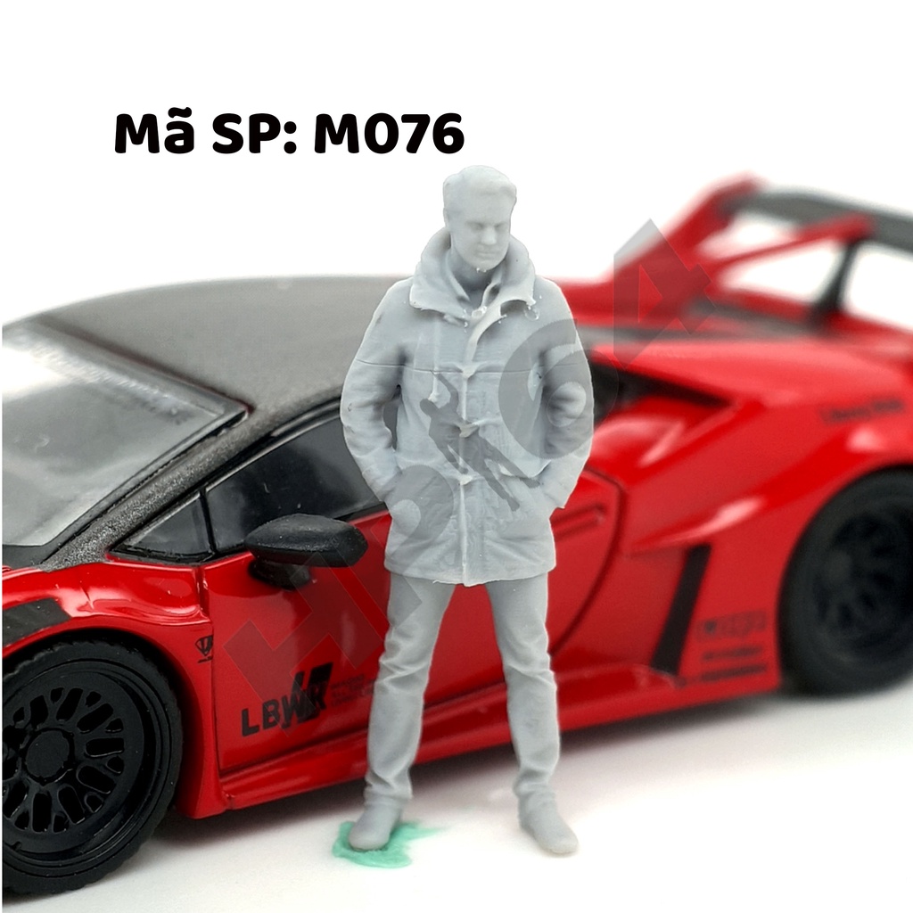 Mô hình nhân vật thô chưa sơn tỉ lệ 1/64 Male Casual (Nhóm 76-84)