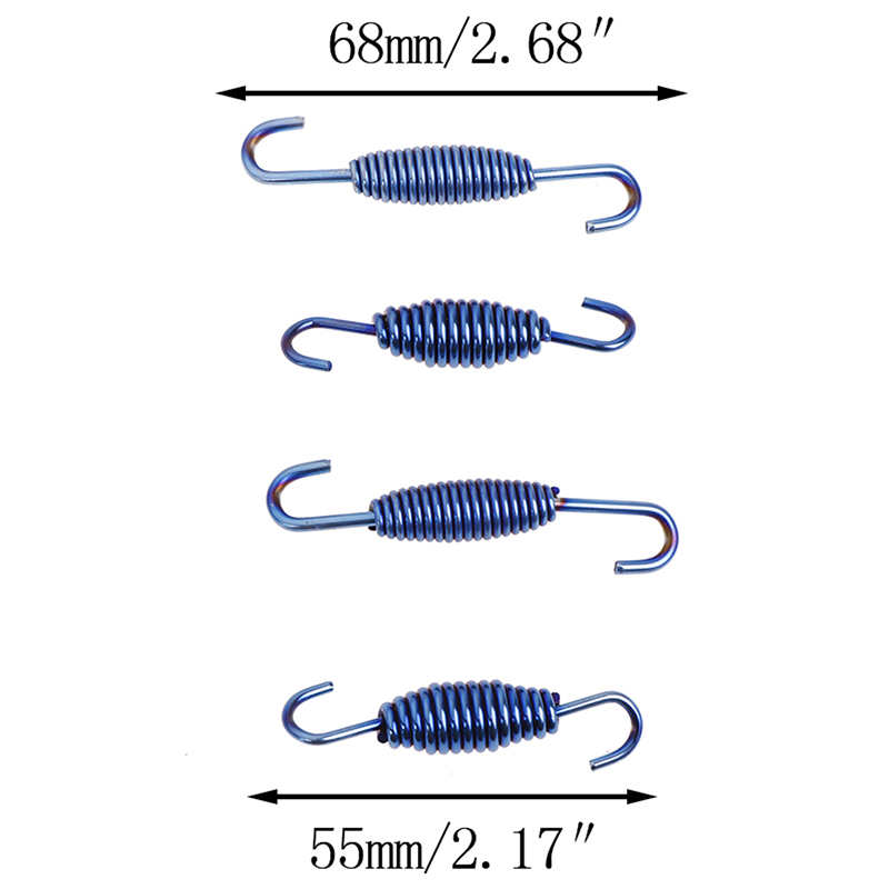 Set 2 Phụ Kiện Gắn Ống Pô Xe Mô Tô 55mm / 68mm