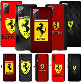 Ốp Lưng Silicone Mềm In Logo Ferrari Cho Xiaomi Redmi Note 9 / 10 Pro / 9a / 9t / Note10 / Note9 / 9pro / 10pro / H37