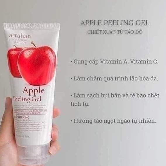 Tẩy Da Chết  Arrahan Trắng Da Hoa Quả  - Đông y 180ml