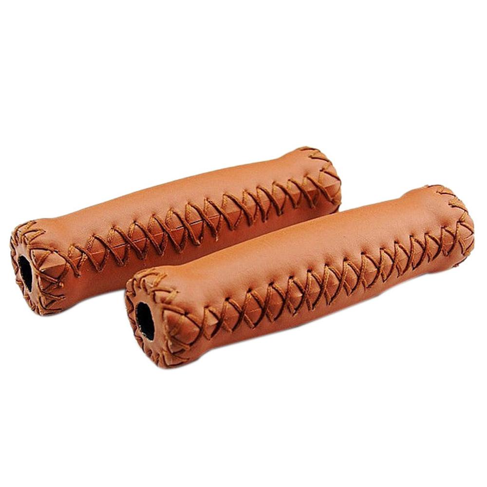 ELLSWORTH Vỏ Bọc Tay Lái Xe Đạp Bằng Da Nhân Tạo Kiểu Vintage