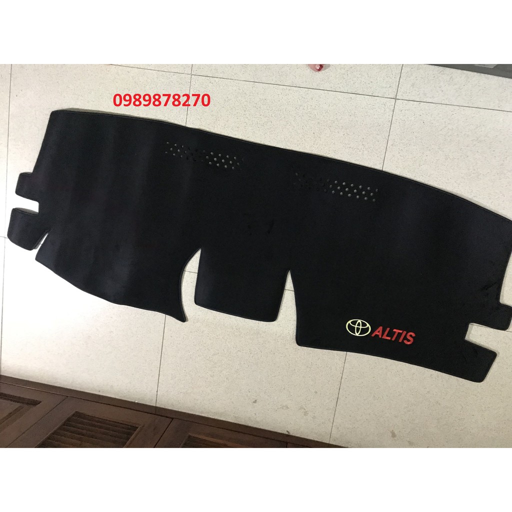 Thảm nhung chống nóng taplo xe Toyota Altis 2008-2013