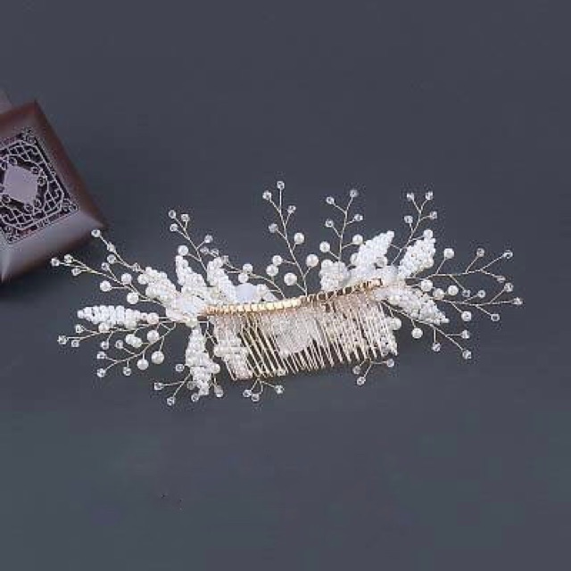 [Mã SKAMCLU8 giảm 10% cho đơn từ 100K] CÀI LÁ TRẮNG XINH (mẫu cài HC065)
