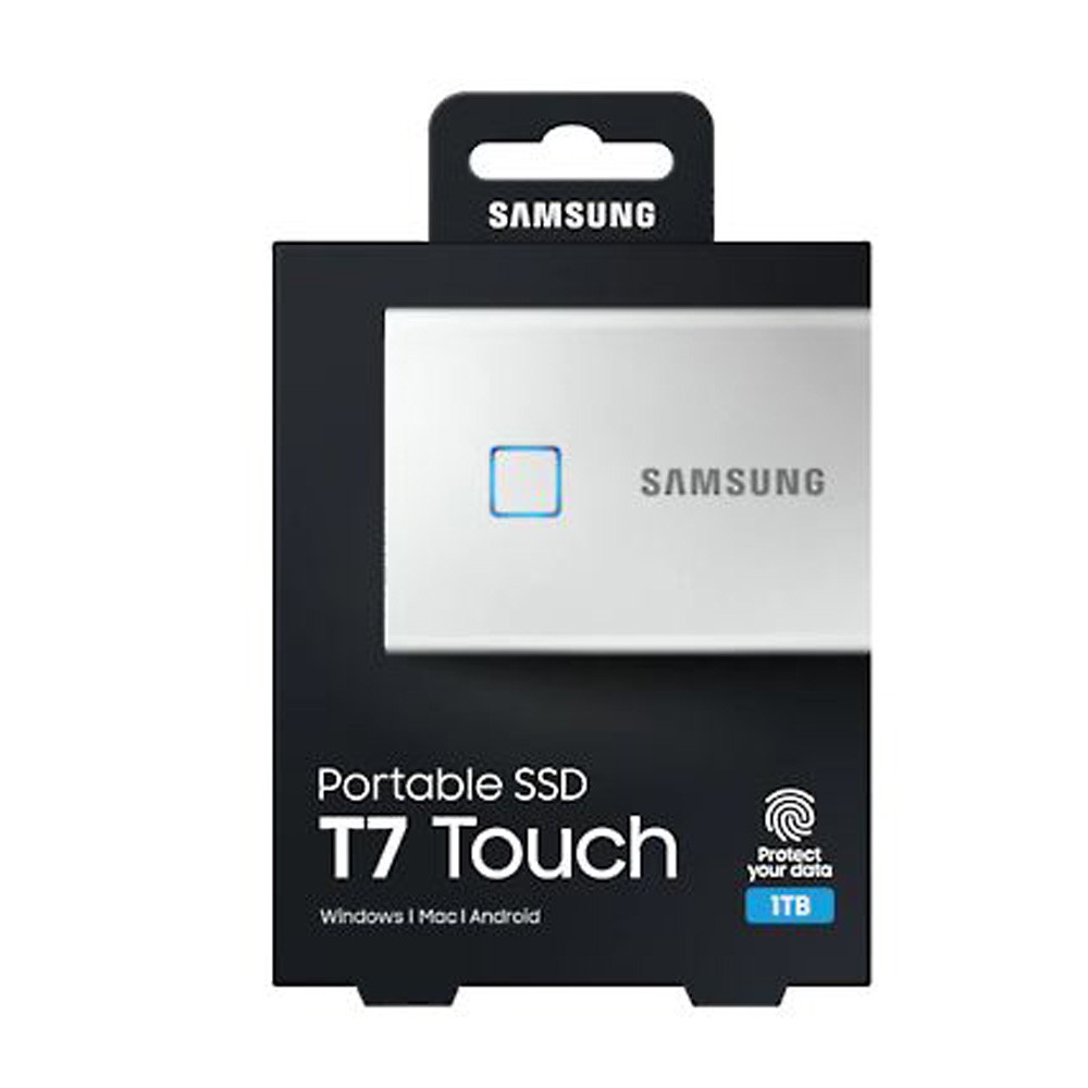 Ổ cứng di động 500GB External SSD Samsung T7 Touch USB 3.2 Gen 2 MUPC500