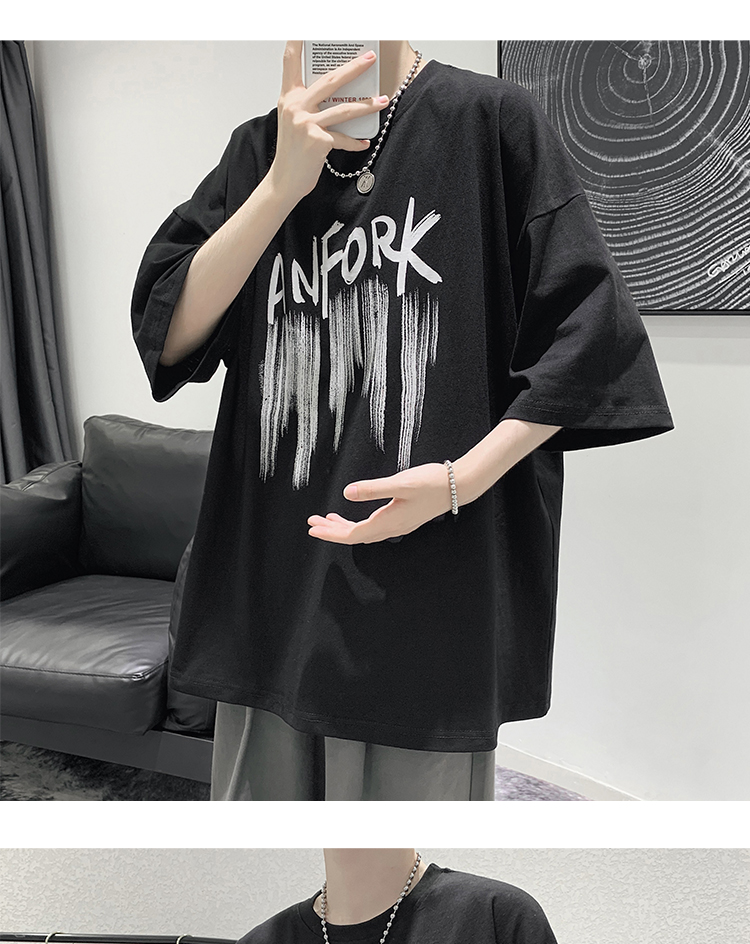 Áo Thun Nam Tay Ngắn Phong Cách Hip Hop Size M-8XL