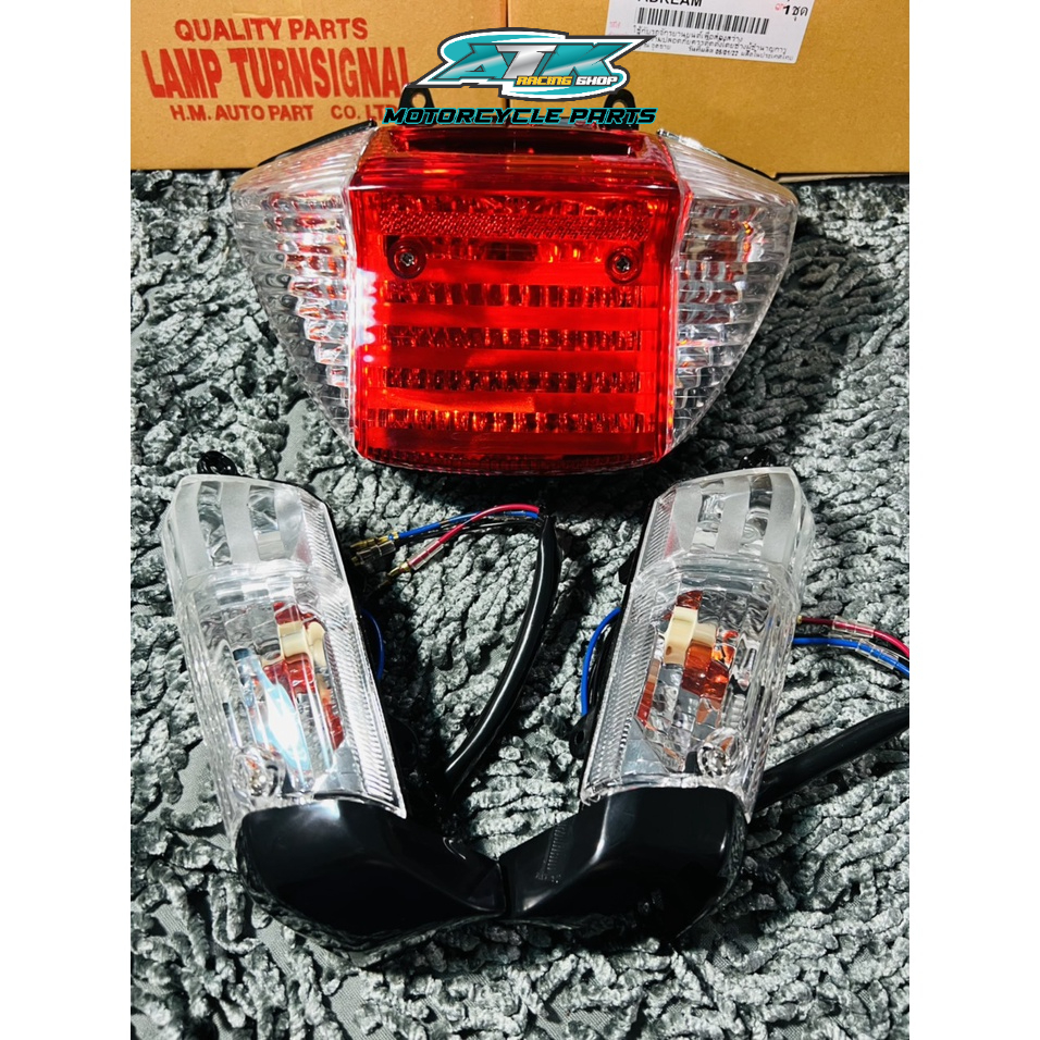 Bộ đèn láy đèn hậu dành cho xe Dream full bộ 3 món có si nhan hàng thái lan siêu đẹp