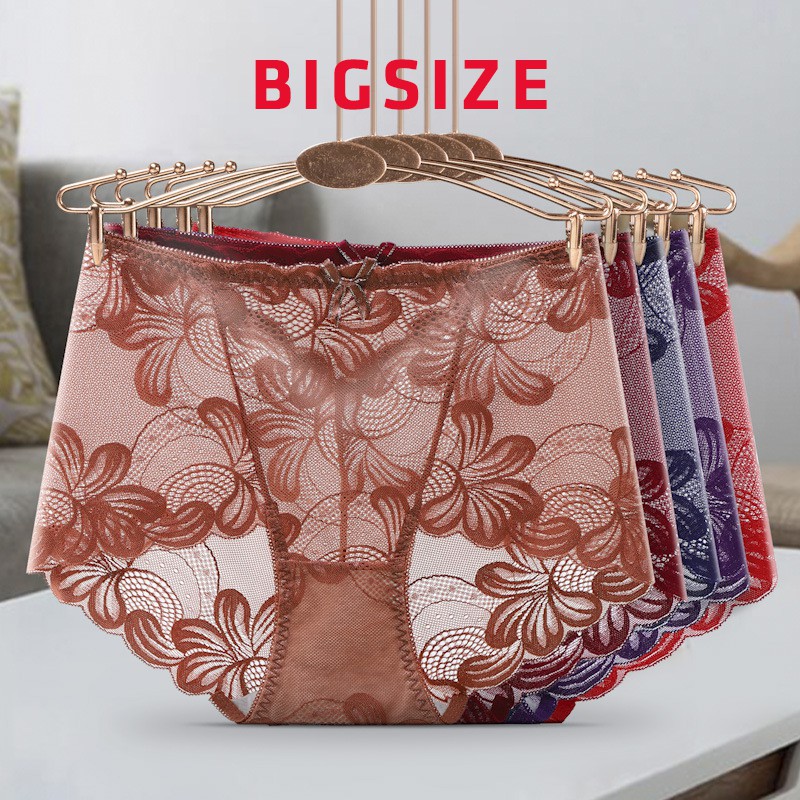 Quần lót nữ ren lưới mềm mại cạp cao thoải mái thoáng khí gơi cảm-Quần lót nữ ren kháng khuẩn sexy  -FLQ64 | BigBuy360 - bigbuy360.vn