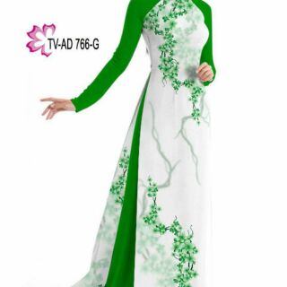vải  áo dài in 3d
