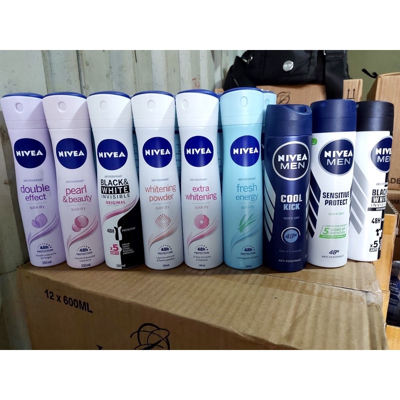 Xịt Khử Mùi Nivea Men 150ml hương thơm mát - Chính Hãng