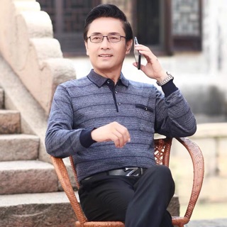Áo thu đông trung niên đến 110kg