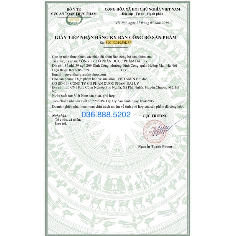 Vitamin B6 hộp 100 viên - Bổ sung Vitamin nhóm B cho cơ thể