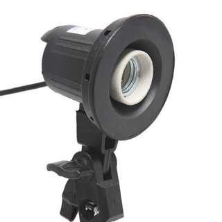 Đui đèn E27 kiêm đế đỡ bóng đèn chụp ảnh