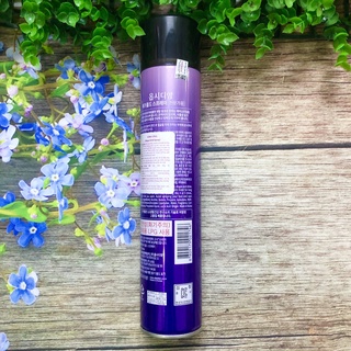 Gôm xịt tóc Obsidian Mega Hold Spray Tím 300ml (KOREA)