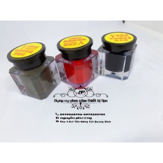 Mực hũ thực tập phun xăm