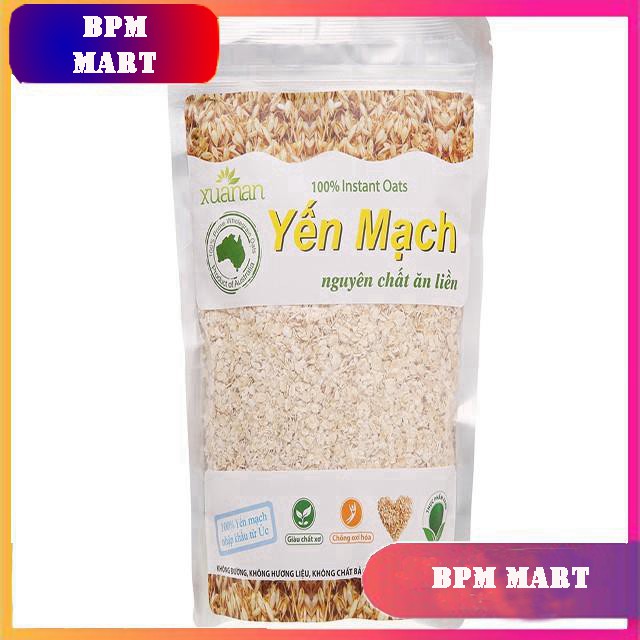 Yến mạch nguyên chất ăn liền Xuân An gói 400g| SỮA ĂN SÁNG| BÁNH ĂN SÁNG| BÁNH | BỘT YẾN MẠCH - BPMart - BPM Mart