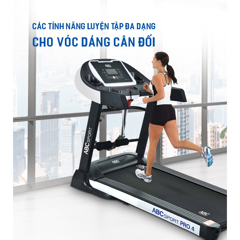 Máy chạy bộ ABC SPORT Pro 4 đa năng