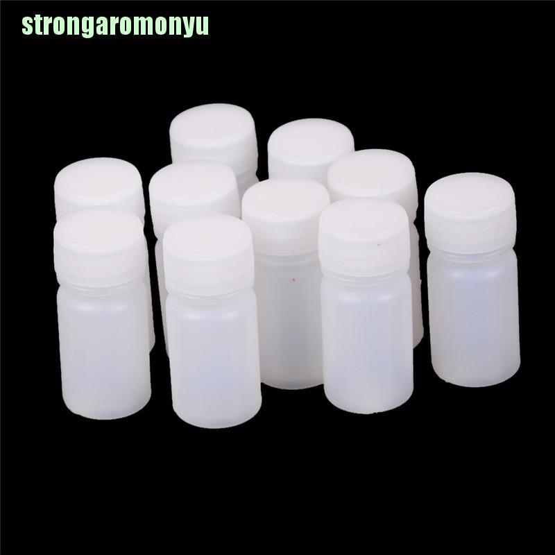 (Đang Bán) Bộ 10 Lọ Nhựa Trong Suốt Dung Tích 10ml