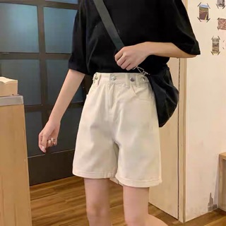 Quần Short cạp cao sắn gấu
