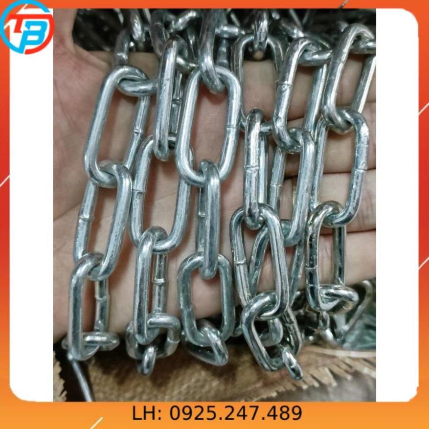 Dây xích sắt mạ kẽm [ Phi 4mm ] CÁP THÉP Thái Bình VinàN