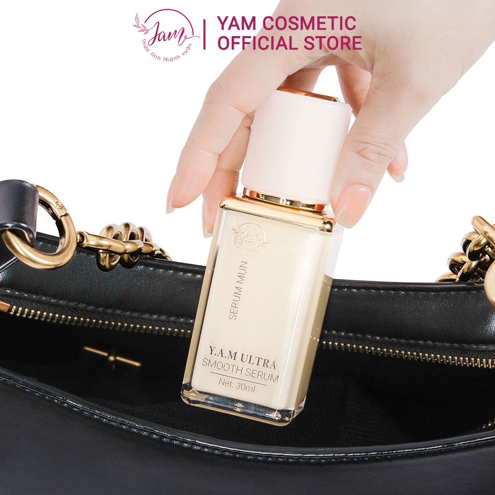 Bộ 3 Giảm Mụn Ẩn Thâm Rỗ YAM Cosmetic Giảm Viêm Sưng Tấy Mụn Đầu Đen Và Sẹo Thâm Sau Mụn Chai 30ml