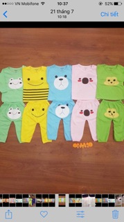 combo 25 bộ dài tay cho bé