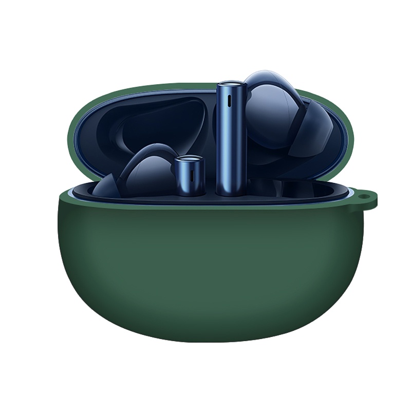 Vỏ Bảo Vệ Hộp Sạc Tai Nghe realme Buds air 3 Bằng Silicon Mềm Màu Trơn