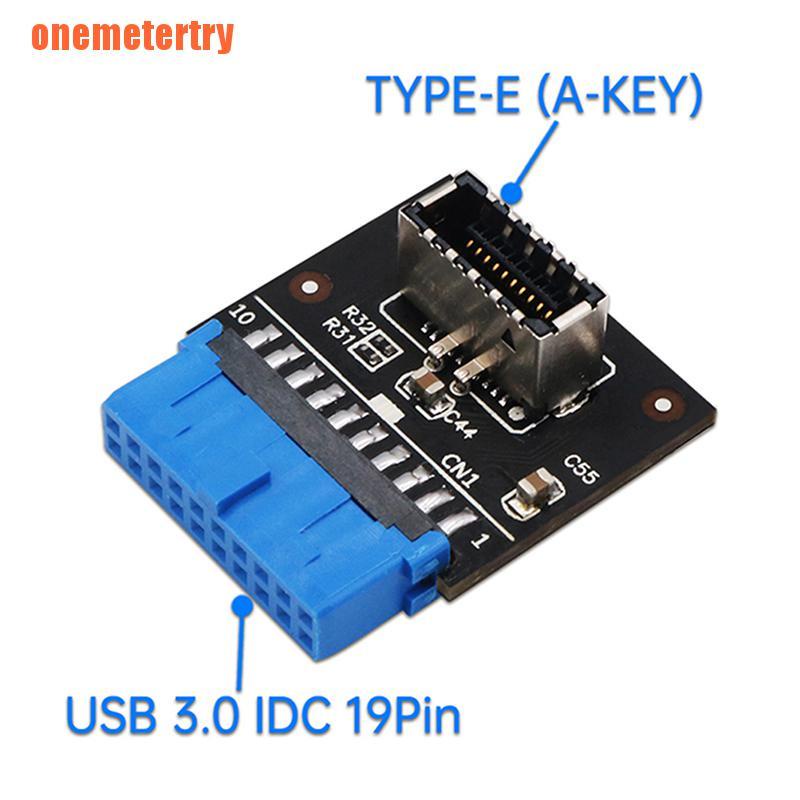 【TRY】USB3.0 To USB 3.1 Type C front Type E Adapter 20pin to 19pin Expansion Mo