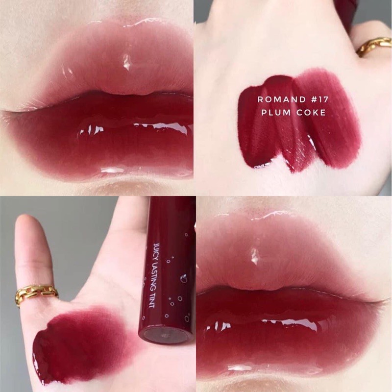 Son Tint Bóng Romand New Juicy Lasting 17 Plum Coke Đỏ Mận | BigBuy360 - bigbuy360.vn