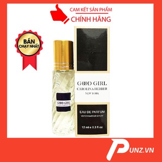 Nước hoa nữ 𝐆𝐨𝐨𝐝 𝐠𝐢𝐫𝐥 chính hãng hparfum dặng lăn 12ml