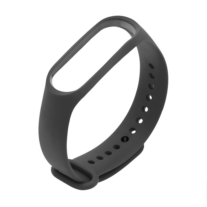 2 Pcs for Xiaomi Mi Band 3 Tpu Strap Wristband Replacement Smart Sport Watch Wrist Band, Black & Gray