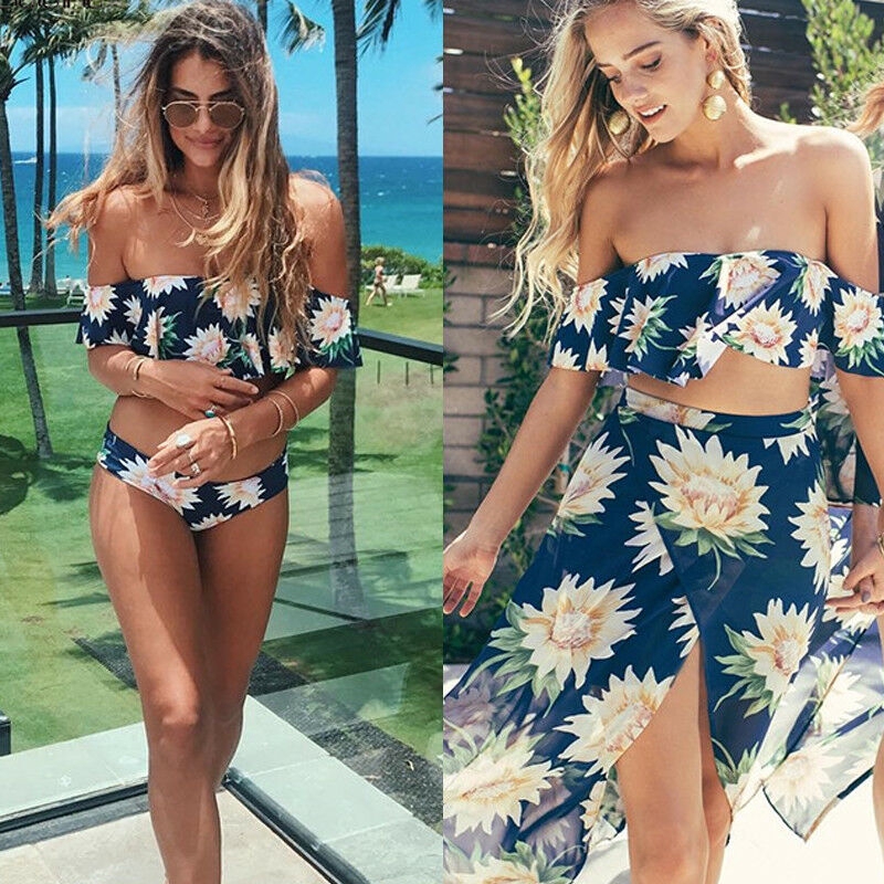 Bộ bikini không dây in họa tiết hoa quyến rũ cho nữ | BigBuy360 - bigbuy360.vn